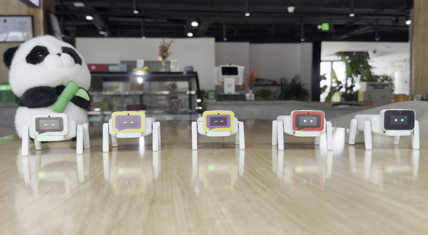Ultra-affordable ESP32-C3 AI chat robot dog