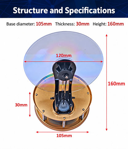 Low-Temperature Stirling Engine Model – Runs on a Cup of Hot Water