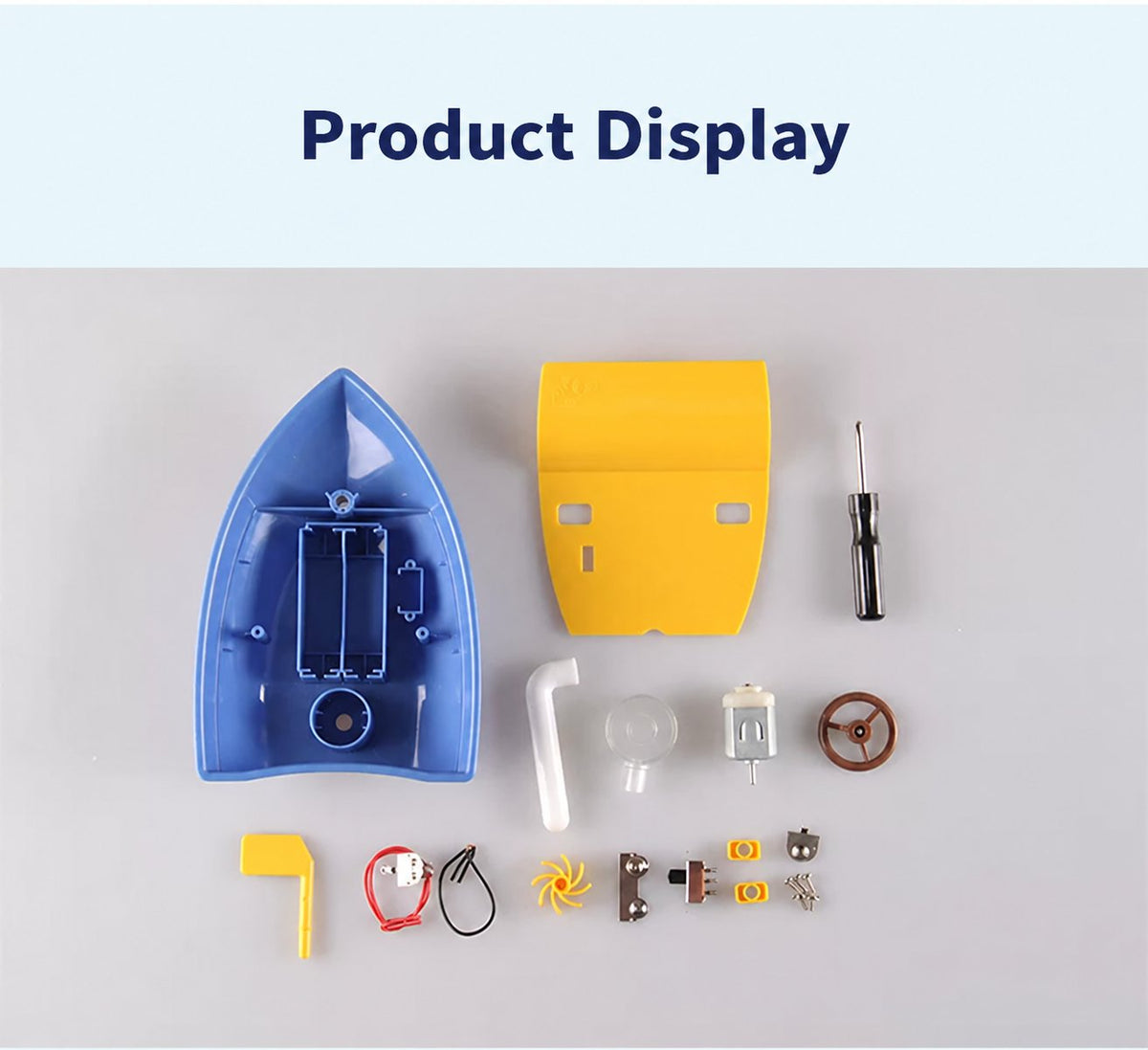 Jet Boat Experiment Kit – DIY Water-Jet Propulsion & Buoyancy STEM Boat
