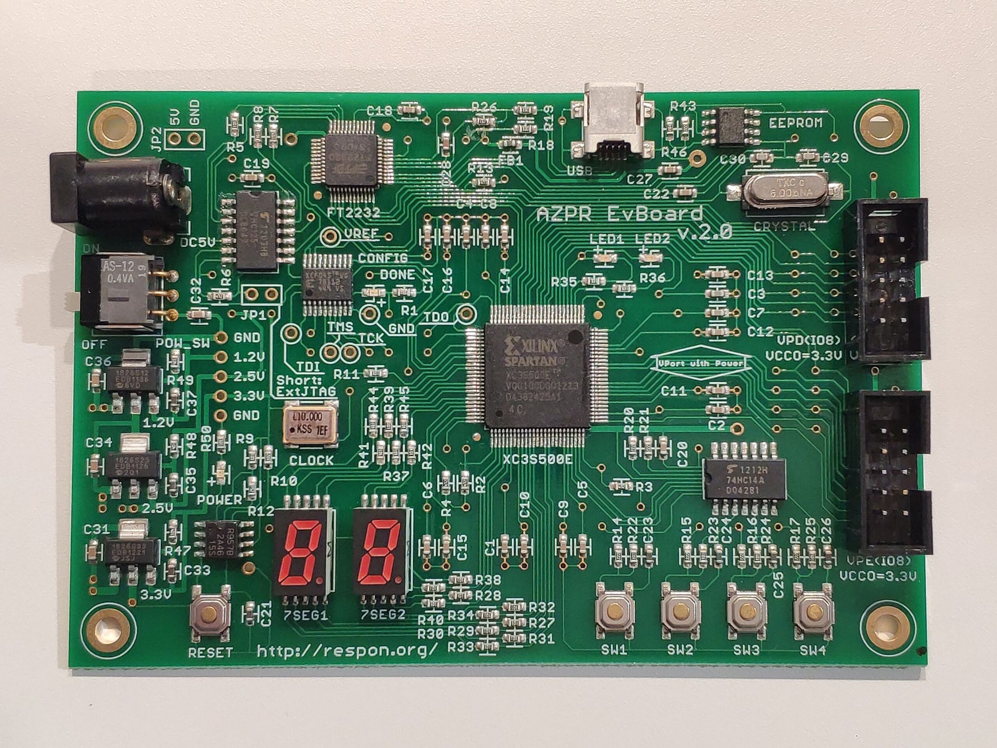 AZPR EvBoard – FPGA Development Board Artwork