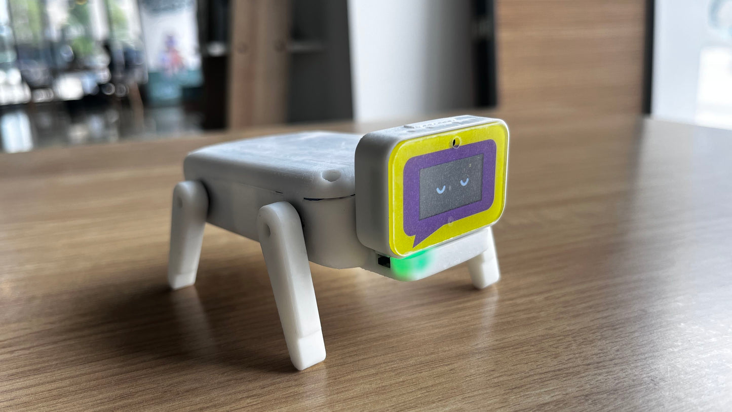 Ultra-affordable ESP32-C3 AI chat robot dog