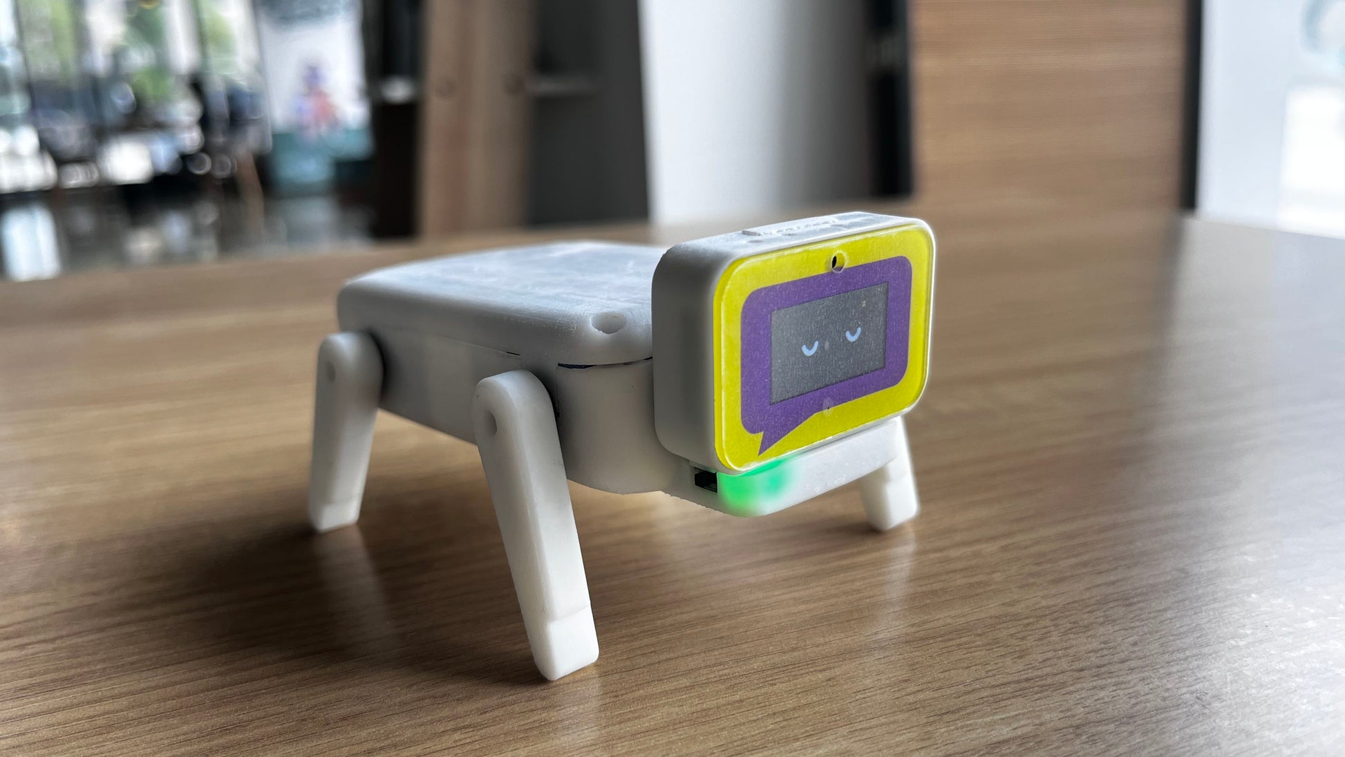 Ultra-affordable ESP32-C3 AI chat robot dog