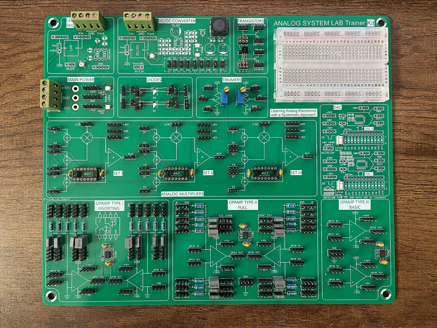 Analog Learning System Lab Kit(only PCB)