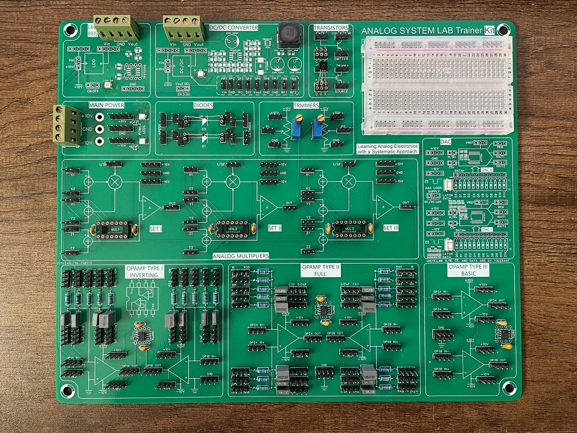Analog Learning System Lab Kit(only PCB)