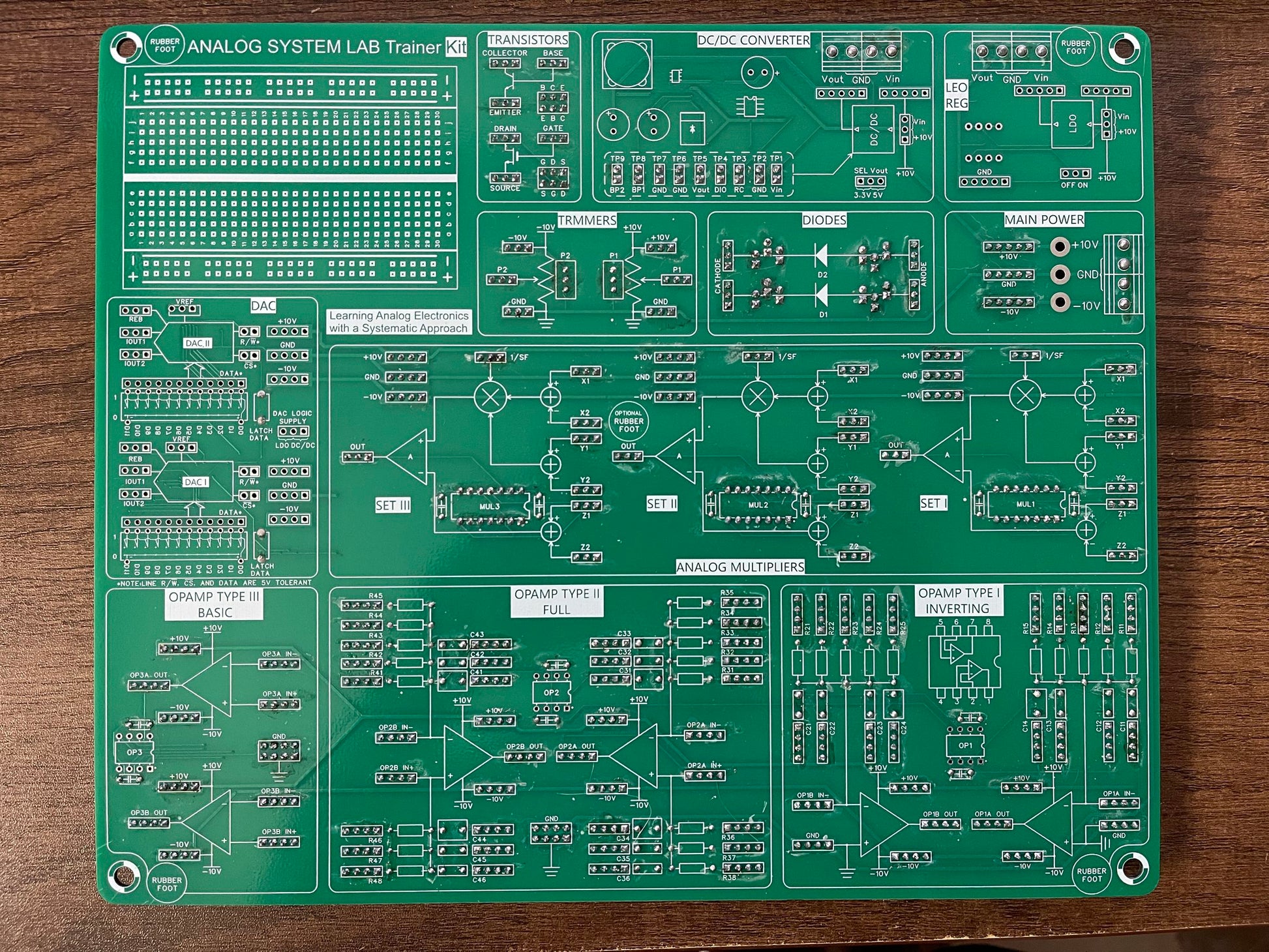 Analog Learning System Lab Kit(only PCB)