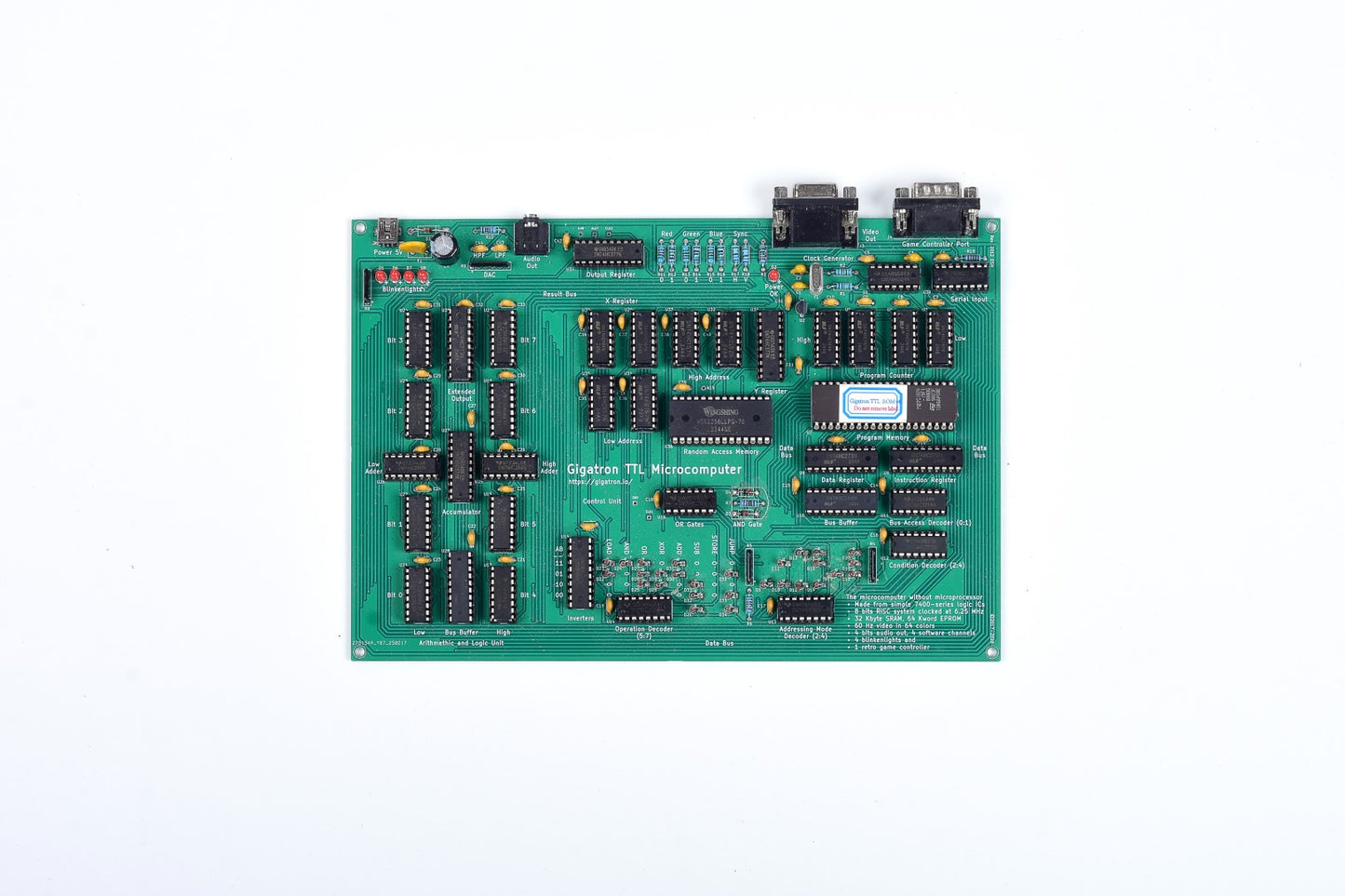 Gigatron TTL Microcomputer DIY Kit