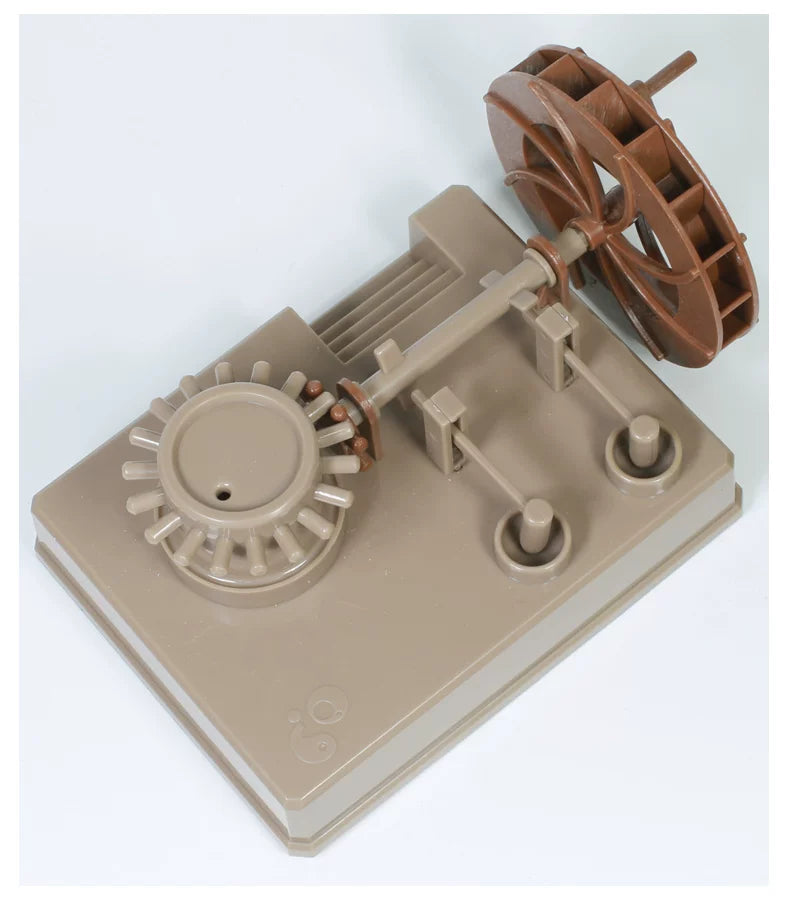Water Mill Experiment Kit – Waterwheel, Gears & Cam-Driven Pestle STEM Model