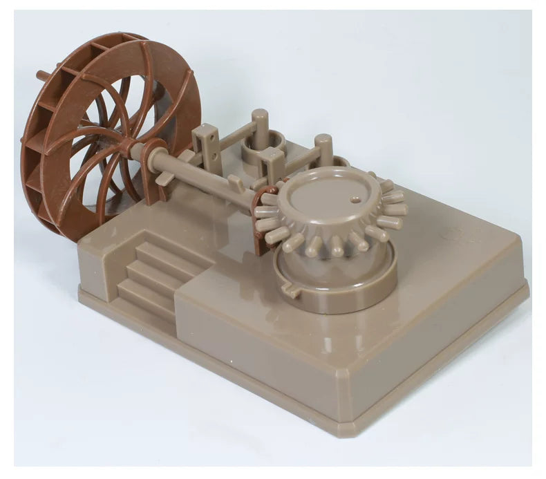 Water Mill Experiment Kit – Waterwheel, Gears & Cam-Driven Pestle STEM Model
