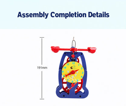 Gravity-Powered Pendulum Clock Kit – DIY Mechanical Escapement STEM Model