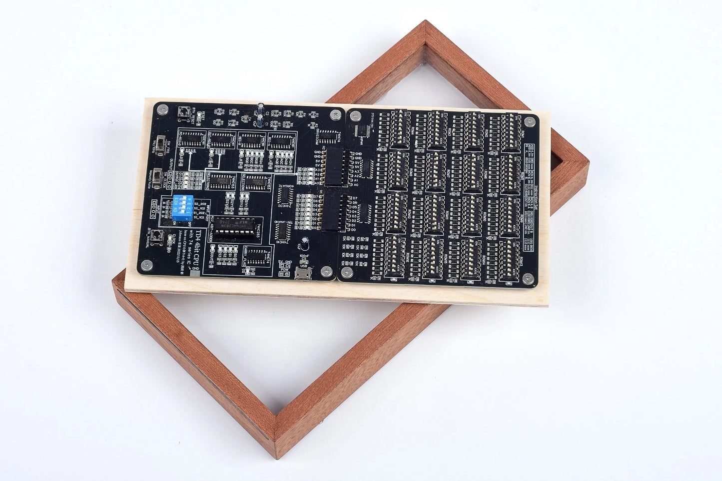 TD4 4-Bit CPU DIY Kit - 74 Series Logic Trainer