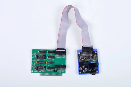 Fully assembled Apple II Rev 0 board component detail